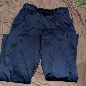 Nike dri-fit dark blue sweat pants Large